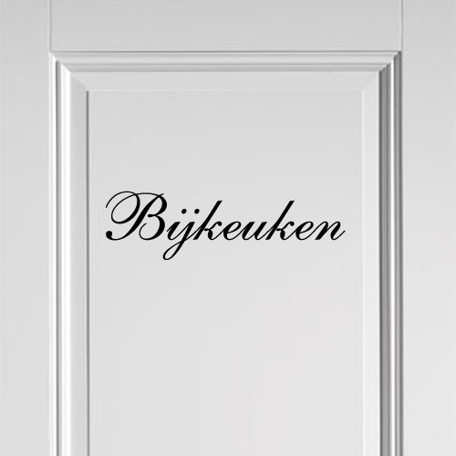 Deursticker Bijkeuken Sierletter