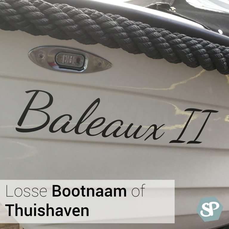 Bootstickers & Bootnaam stickers | Stickers en Plakletters