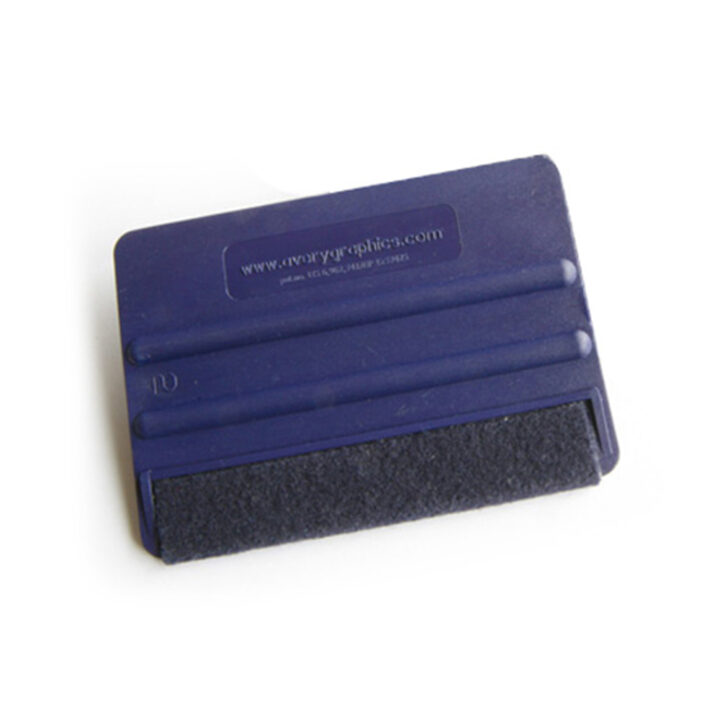 De blauwe Avery Dennison Pro Blue rakel